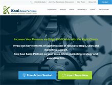 Tablet Screenshot of kaulsalespartners.com